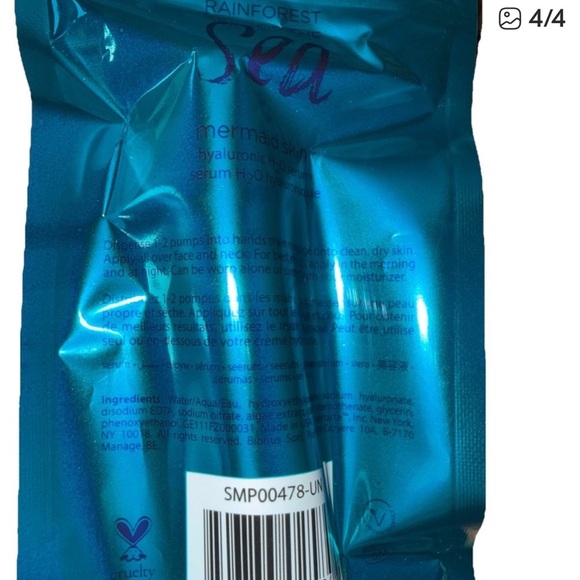 Tarte Mermaid Skin Hyaluronic Serum .34oz Sealed - Picture 3 of 4